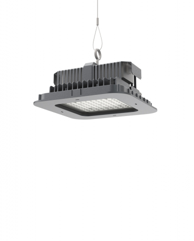 Qh - LED floodlight suspension for indoor and outdoor application